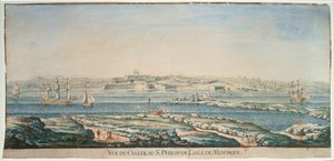 Chateau St. Philip, Menorca manzarası by Joseph Chiesa